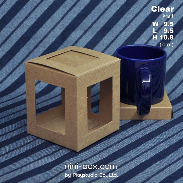 clear { standard mug box }
