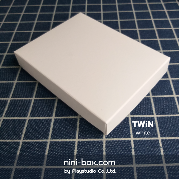 twin white { กล่องฝาครอบ }